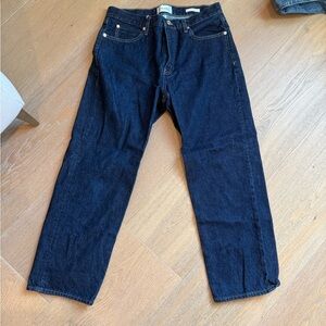 Frame Denim Women's Relaxed Dark Blue Jeans